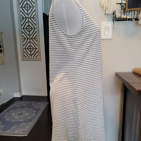 Logo by Lori Goldstein Striped Tank Minidress Tunic Beach Size Medium - Picture 4 of 8